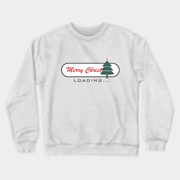 Christmas Is Loading Crewneck Sweatshirt by navod